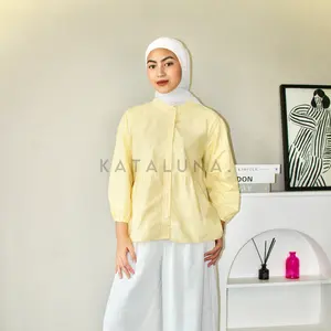 KYREN Blouse Katun Poplin - KatalunaClothing KYREN Blouse Katun Poplin - KatalunaClothing