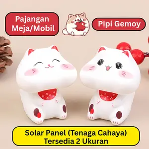 Pajagan Kucing PIMOY (Pipi Gemoy) untuk Meja / mobil (Free perekat Mobil) 2 Ukuran