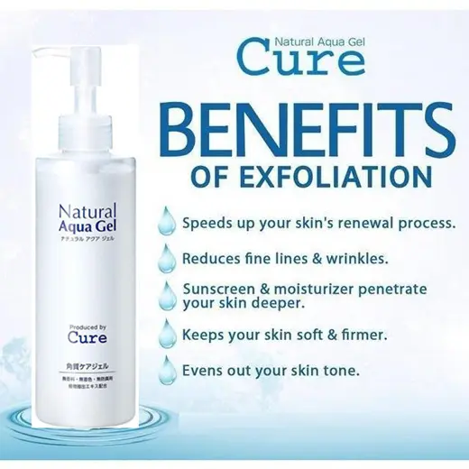 Japan No.1 Exfoliator 【Local Stock】/ Cure Natural Aqua Gel Exfoliator 250g