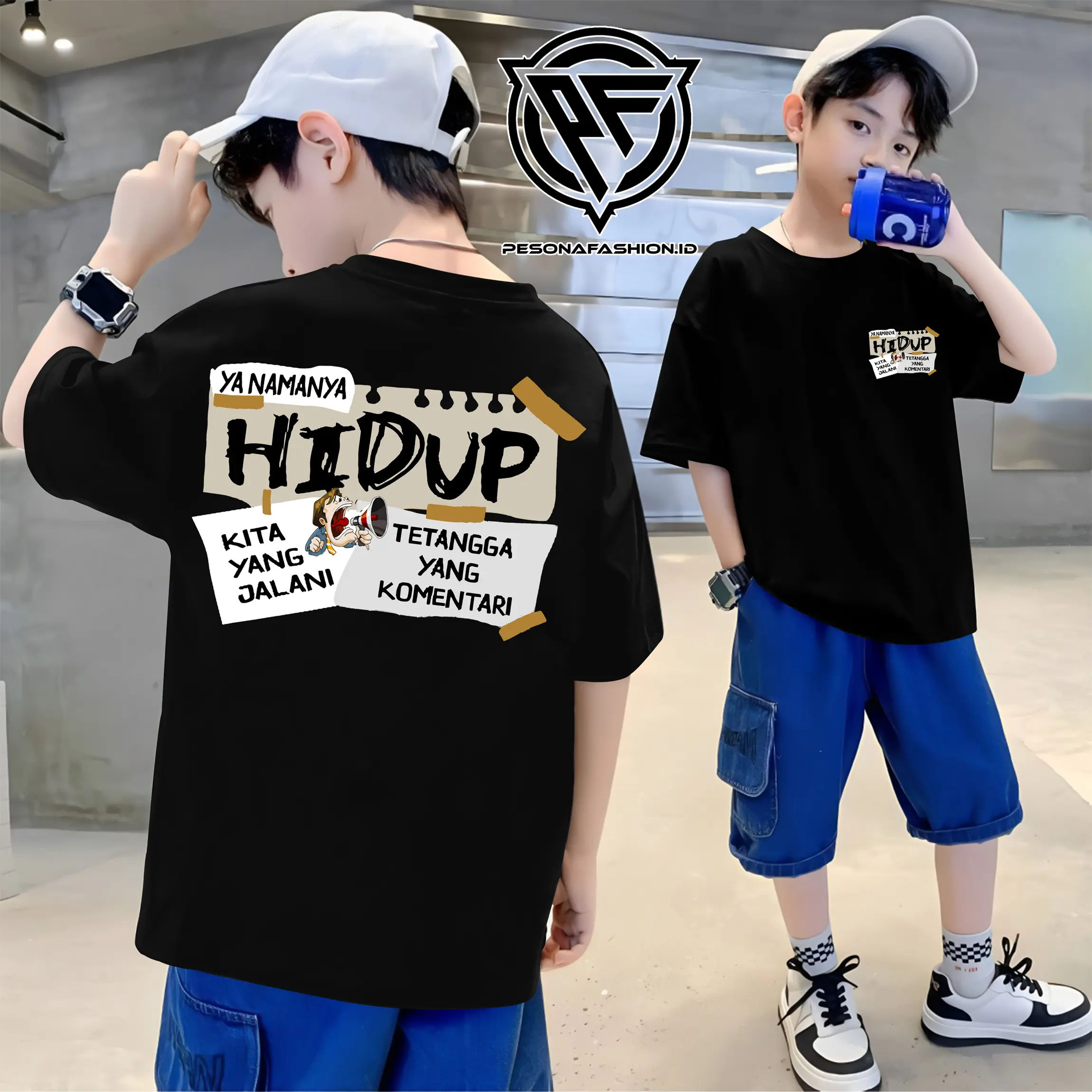 KAOS ANAK YANG NAMANYA HIDUP / KAOS KATA KATA / BAJU KAOS DISTRO PRIA / BAJU UNISEX DEWASA