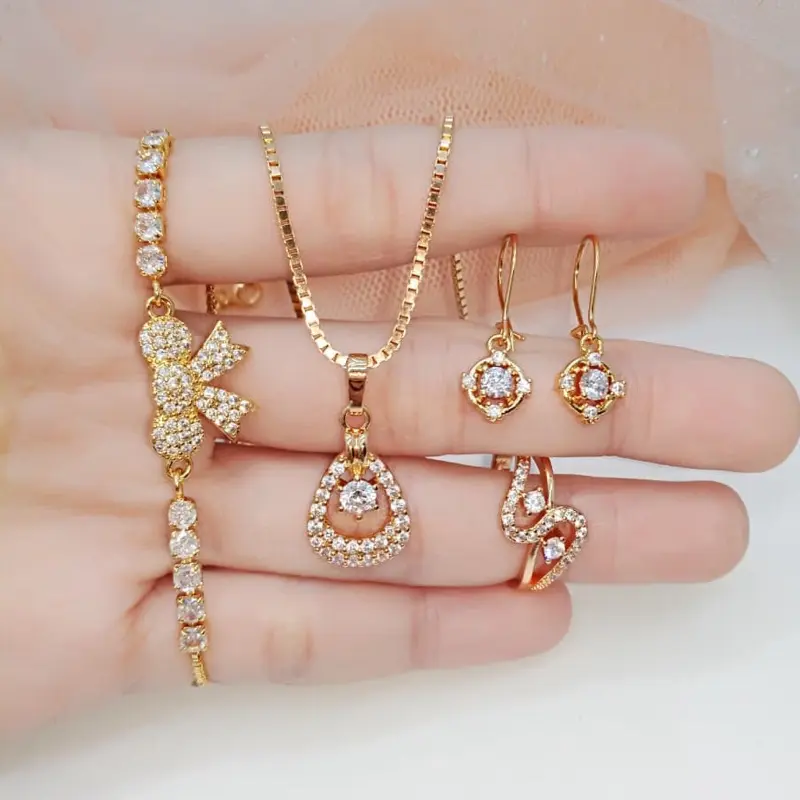 Paket hemat beli dapat perhiasan SET44EU isi kalung gelang