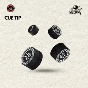 Tip Billiard How (Tip S Soft, M Medium) 14mm Original