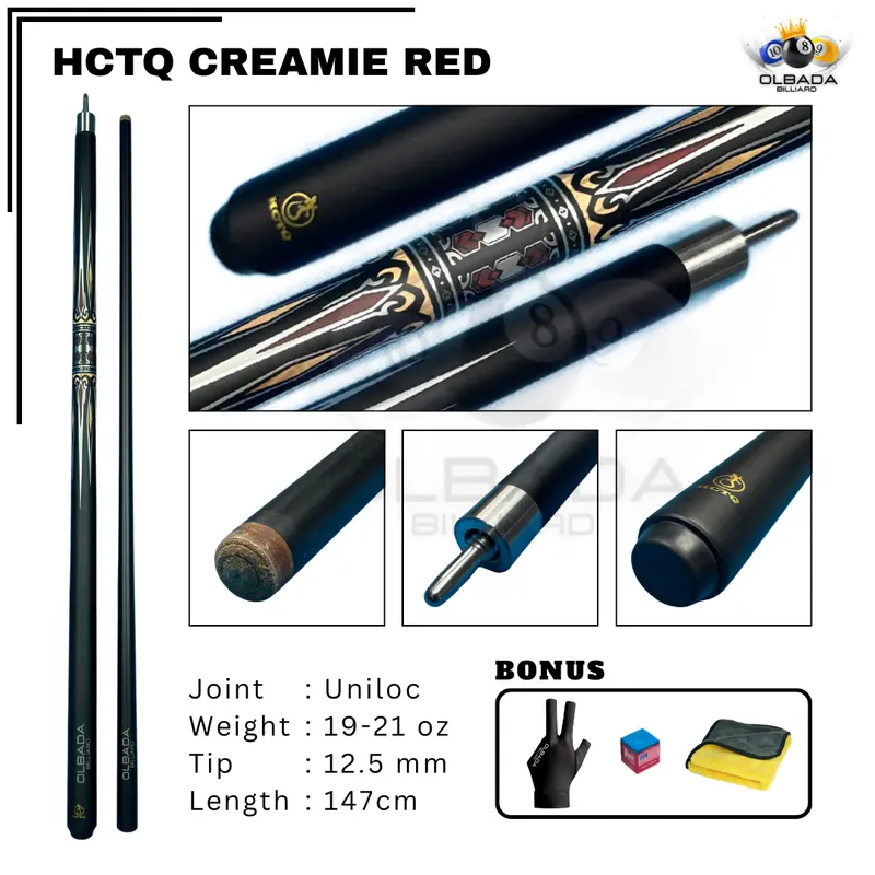 HCTQ Carbon Stik Billiard / Stick Billiard / Ball Sports / Stik Karbon 6