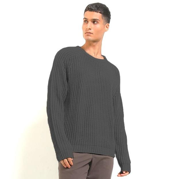 PEPONI 1760 Sweater Pria Rajut Oversize Soft Acrylic Tangan Panjang Tebal Premium Korean Winter 7