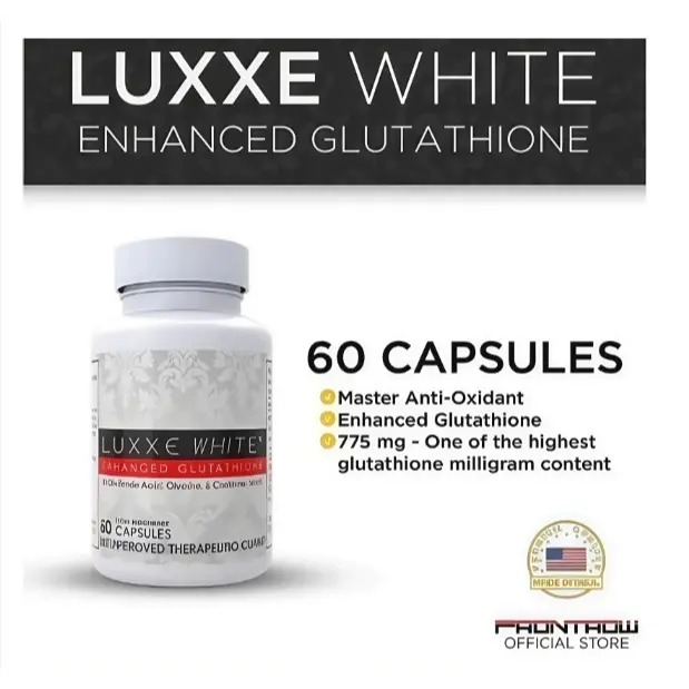 Authentic Luxxe White Enhanced Glutathione Capsules 60 Caps FDA Approved Skin Whitening & Radiance Best Seller - TikTok Shop Philippines Authentic Luxxe White Enhanced Glutathione Capsules 60 Caps FDA Approved Skin Whitening & Radiance Best Seller - TikTok Shop Philippines