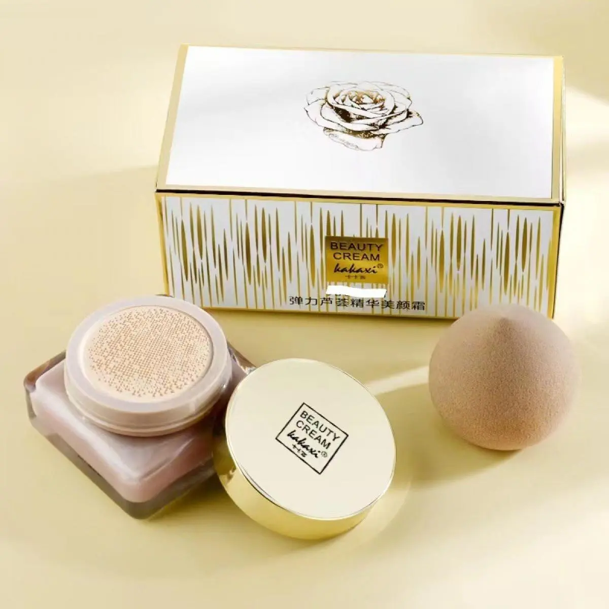 kakaxi Kakashi's popular elastic aloe essence beauty cream hydrating long-lasting makeup concealer foundation mushroom head air cushion BB cream makeup cosmetics