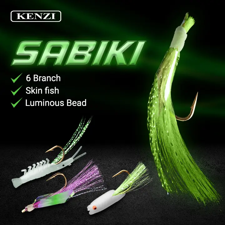 KOTREK KENZI SABIKI SKIN FISH FOSFOR LUMINOUS BEAD ikan umpan