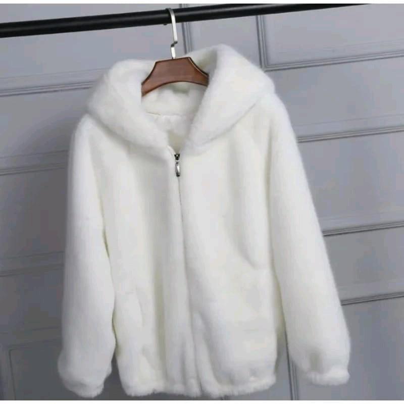 switer Jaket Bulu  serpa dewasa Winter Hodie Bolak Balik Pria/Wanita Outer Blazer Korea Casual Tebal Keren Zipper Panjang Outdoor Nyaman Distro Fleece Custom Formal Parka Semi mantel atasan jaket cewe bulu lembut bulu import musim gugur gadis 1