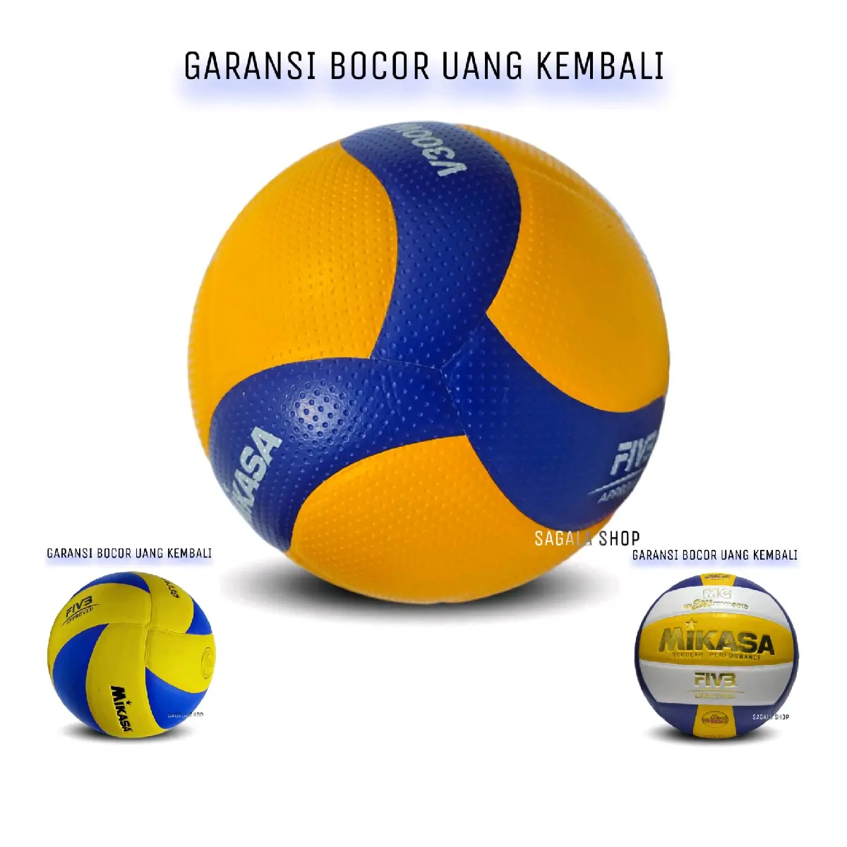 Bola Voli Volly Mikasa Proliga V300W MV2200 MVA330 Turnament Pres Outdoor Ball Pompa Volley Voly