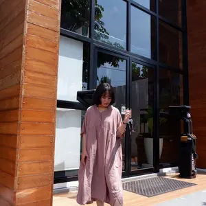 Ariana dress . Pakaian yang bisa kamu styling apa aja . Baju Wanita warna pilih di chat Rayon Pendek kemeja rempel Casual Formal Santai