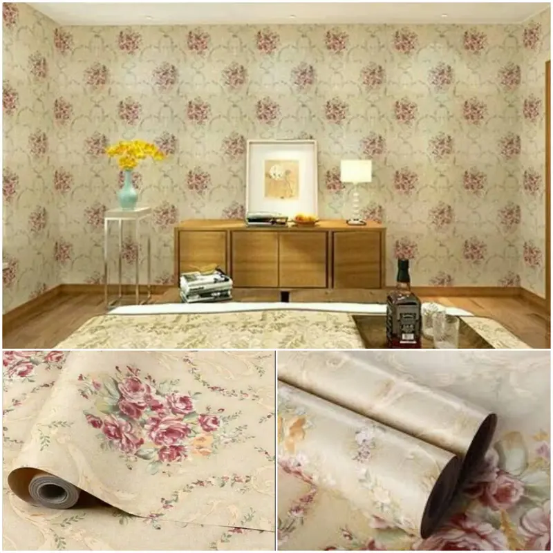 Wallpaper Dinding Motif Segitiga Abu / Segitiga Pink / Segitiga Kuning / Segitiga Biru Ruang Tamu Motif Elegant / MODERN 45Cmx5Meter 6