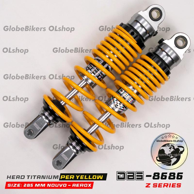 Shock DBS Z-Series 8686 Asli untuk Motor Aerox 155, Nmax New/2020, Nmax Old, PCX 150, Nouvo, Nouvo Z - Harga Grosir Termurah 7
