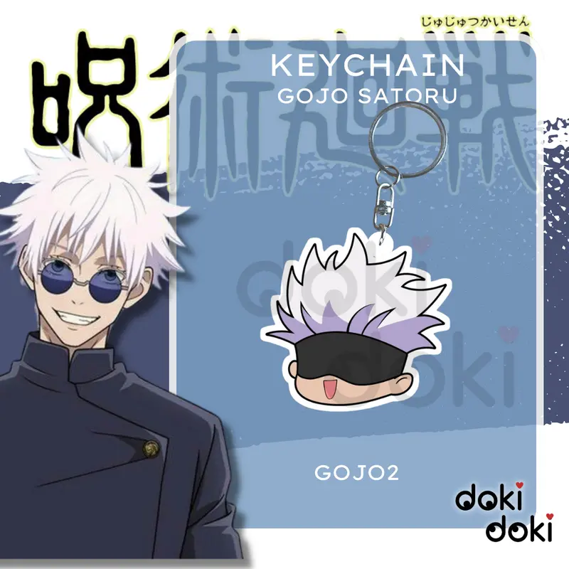 GANTUNGAN KUNCI ANIME KEYCHAIN GOJO SATORU JUJUTSU KAISEN 2