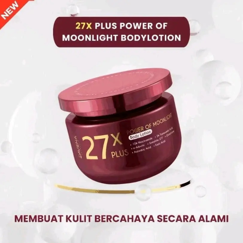 27 X Power Of Moonlight body lotion Daviena Skincare ( Ready )