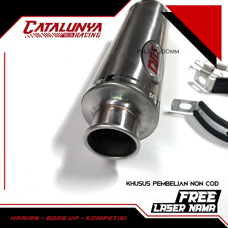 DBS Silencer Knalpot Racing Diameter 50 mm Universal 2