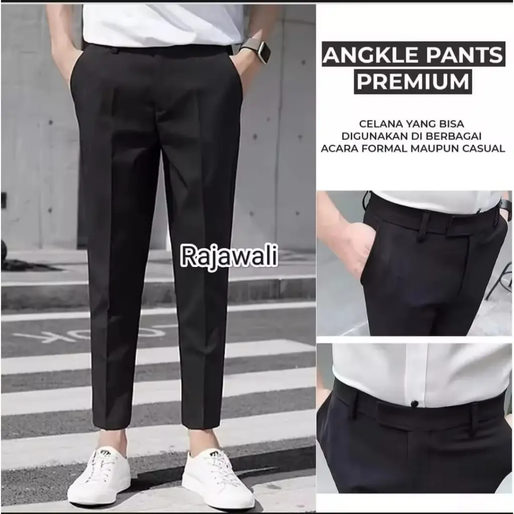 Celana Ankle Pants Celana Casual Celana Formal Celana Bahan Kerja Kantor Celana Panjang Pria Chino Chinos Fashion Pria Korean Style