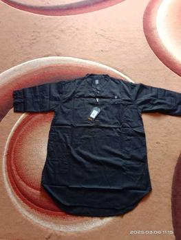 Product Review of Kurta Hawk Enemy Lengan 3/4 Bahan Cotton Twill - Koko Muslim, Baju Muslim Pria Nyaman Lembut Katun from m**3 0
