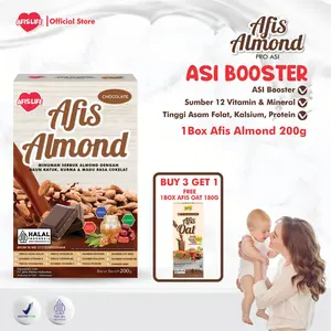 Afis Almond 200g - Peningkat Pelancar ASI Booster Ibu