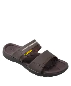 Sandal Kasual Pria Sandal Kulit Pakalolo Karang 03 - Brown