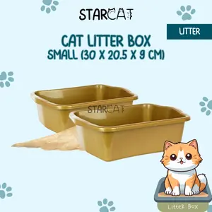 SC Cat Litter Box Baskom Bak Baki Pasir Kucing Kitten Small