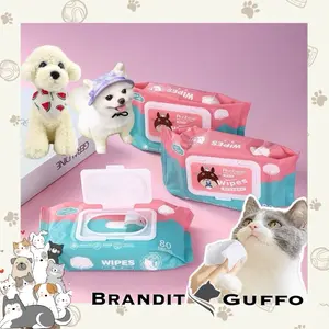 Tissue basah kucing anjing pet wipes 80 pcs tisu basah mata telinga