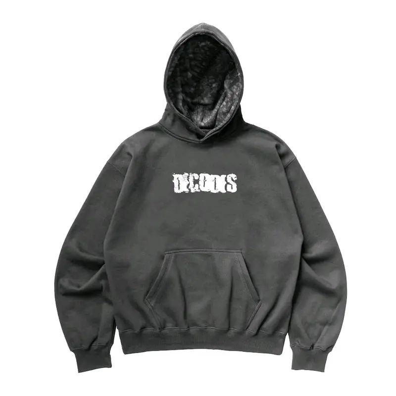 BRTWL HOODIE BOXY OVERSIZE DECODES DARK GREY UNISEX 1