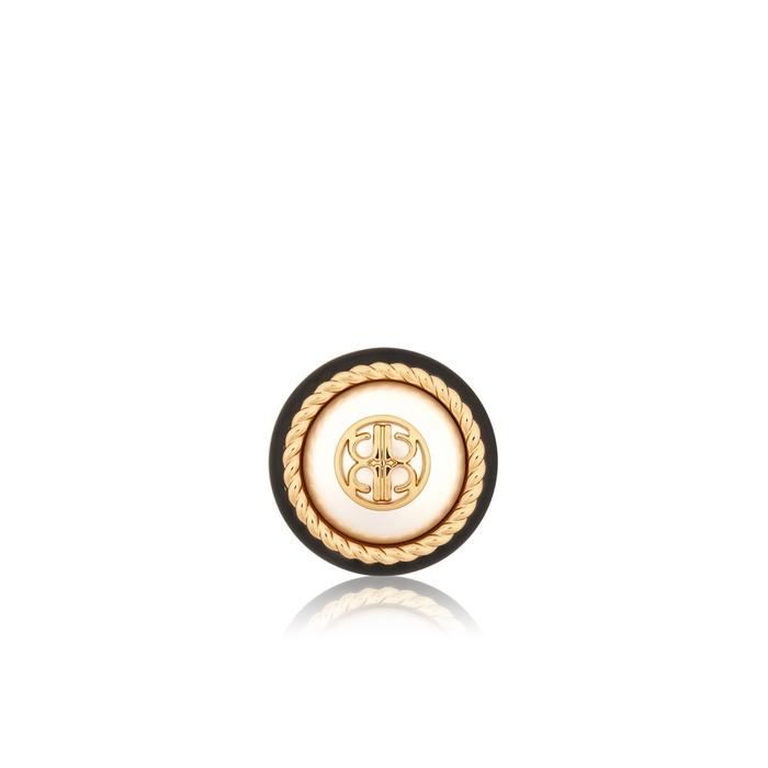 Gambar Nada Puspita - Pearl Button Brooch - Gold/Black dari Nada Puspita Kota Administrasi Jakarta Timur 4 Tokopedia