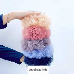 CEPOL HIJAB SIZE LITTLE KECIL - SCRUNCHIE HIJAB - TULLE PREMIUM - RAW HIJAB