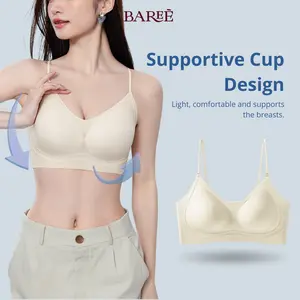 BAREÈ COOLZY 8862 BH Wanita Seamless Wireless Tanpa Kawat Bra Seamless Premium Anti Nyemplak Anti Guncang Full Coverage Katun Lembut Anti Bakterial