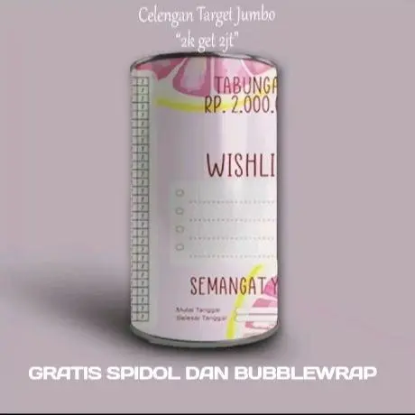 (GRATIS SPIDOL) PROMO CELENGAN TARGET VIRAL CELENGAN VIRAL UKURAN JUMBO GRATIS BUBBLE WRAP