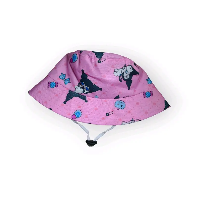 Topi Bucket Hat Anak full Print bolak balik Fashion 3