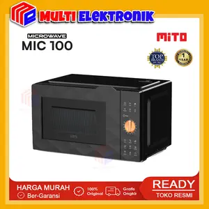 MITO Microwave MIC100 Kapasitas 20 Liter Tutup Transparan Low Watt 15 Menu Pilihan