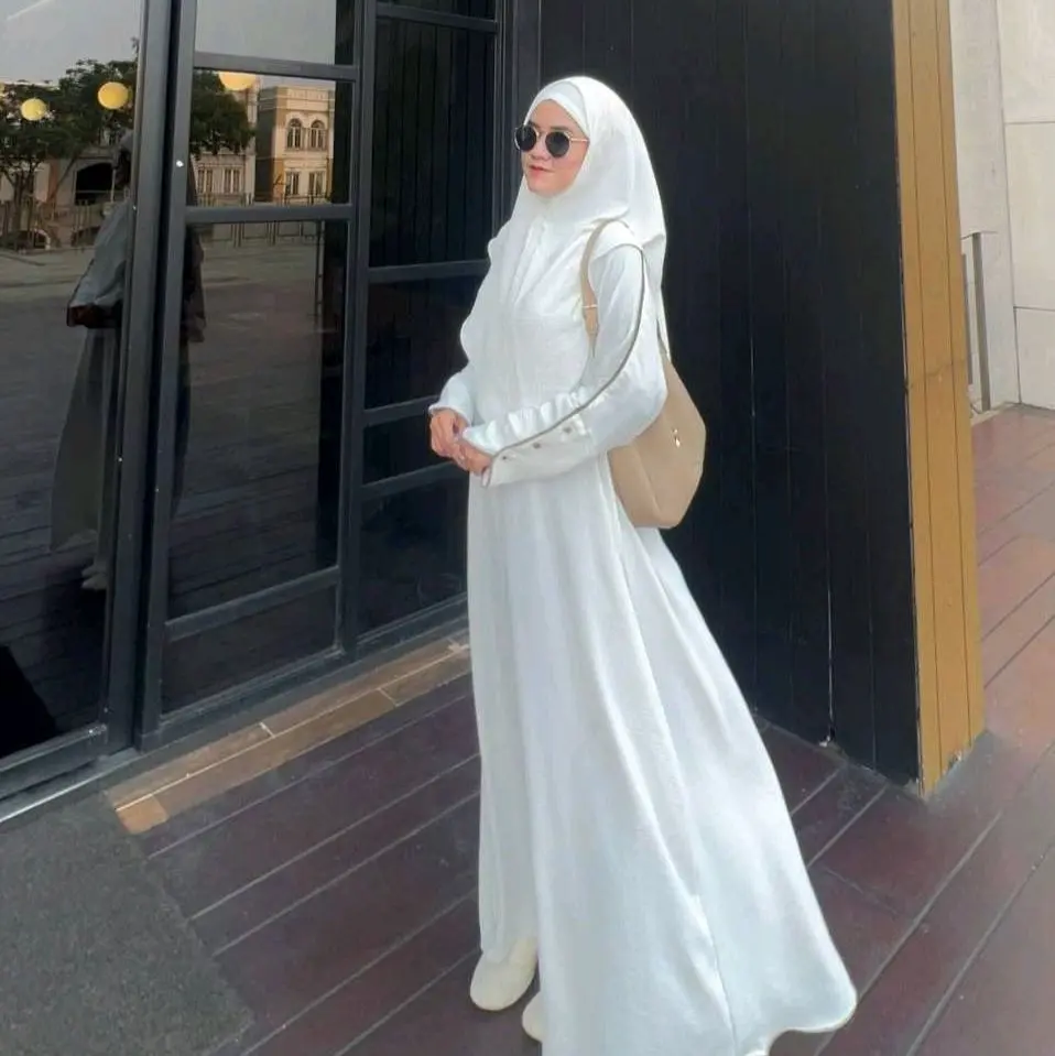 Abaya Set Hijab // Gamis Lebaran Set Hijab Viral // Abaya Motif Terbaru // Long Dress Set Hijab Viral // Gamis Syar'i Lebaran // Long dress set hijab syar'i
