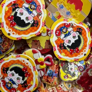 FULL PRINTING SUPER KAWAI Kualitas Premium Karakter Lucu Cocok untuk Bagcharm Strap Phone Hiasan Koleksi DIY Tambahkan Sentuhan Unik pada Tas Anda