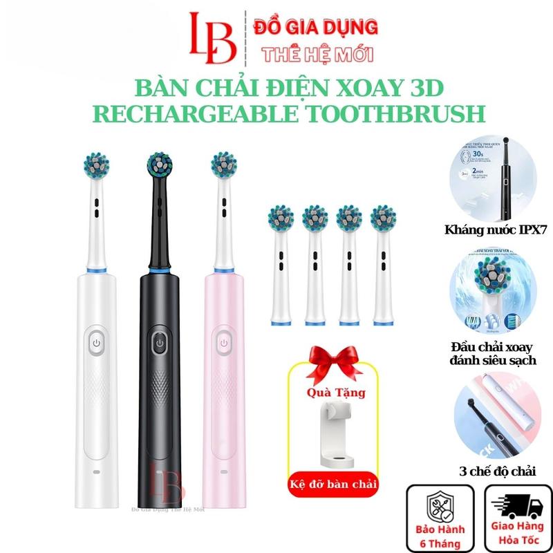 Bàn chải điện Oral ICare X9-Pro, bàn chải xoay công nghệ Mỹ kháng nước IPX7 Trắng Răng kemđánhrăng củatháicông