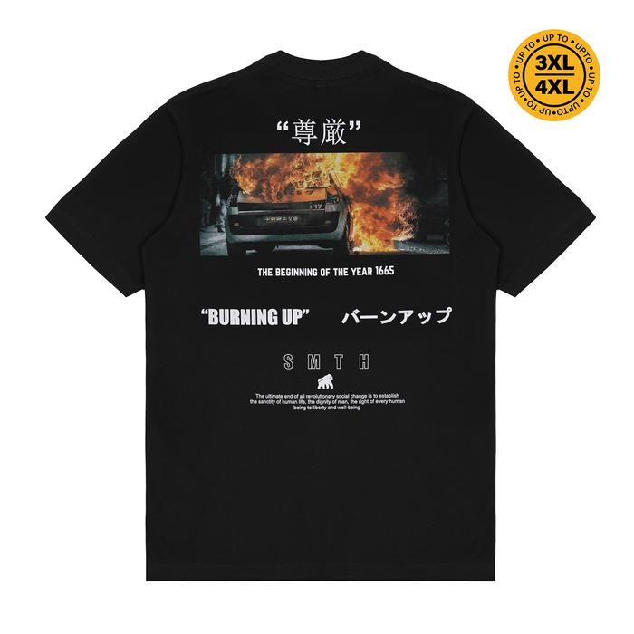 Gambar House of Smith T Shirt Ebup Black #13 - Kaos Pria Lengan Pendek dari HOUSE OF SMITH Kab. Bandung Tokopedia