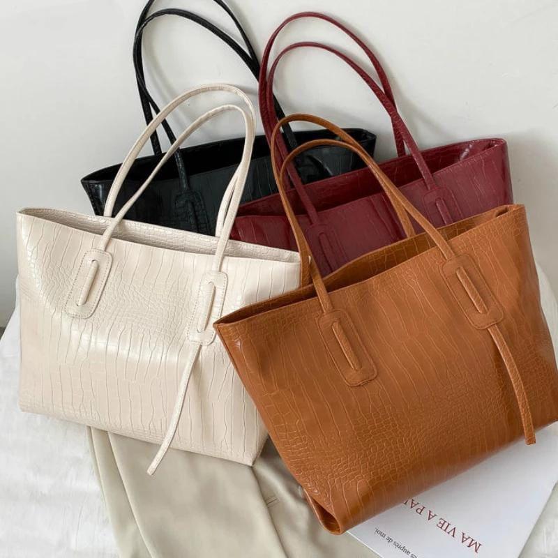 Product Introduction of Prisa - TOTE BAG JOANA/ TAS WANITA CROCO/TAS CROCO FASHION WANITA SIMPLE 1