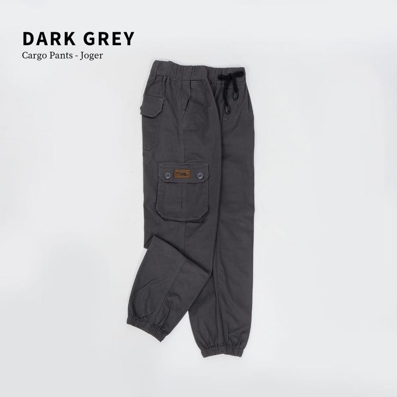 Celana Cargo Joger Remaja Pria Pinggang Karet Bahan Katun Twill Strecth Premium 3
