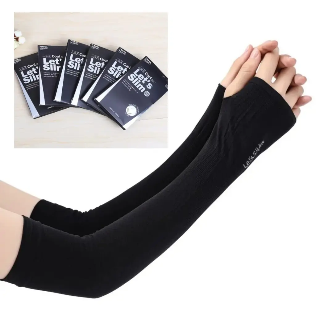 Manset Tangan Pria Wanita Handsock Lets Slim - Sarung Lengan Handsock Jempol / Handsock Murah Lets Slim