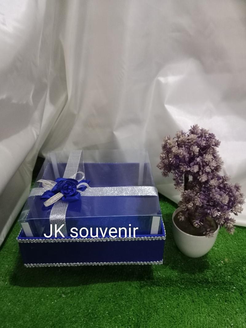 Product Introduction of kotak kue kotak bingkisan kotak seserahan pita+ bunga samping 5