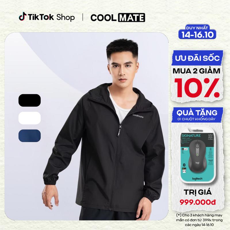 [BU] [Chống UV] Áo khoác gió nam có mũ Daily Wear -chống nắng - Coolmate