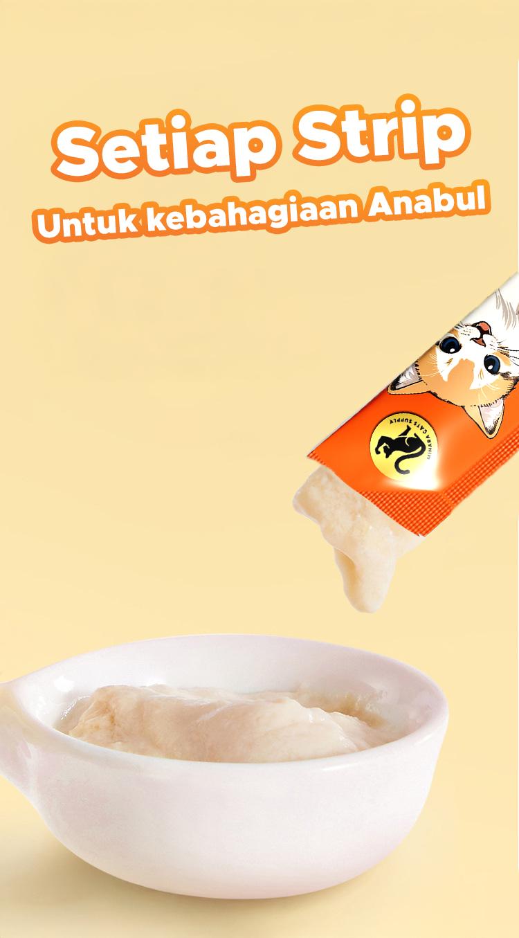 Snack Kucing Paket 100pcs Liebao Minara Meo Lifecat Makanan Kucing - Cemilan Kucing - Wetfood Kucing - Minara Creamy Treats - Paket Makanan Kucing - 50pcs Snack Kucing - Minara Cats Supply