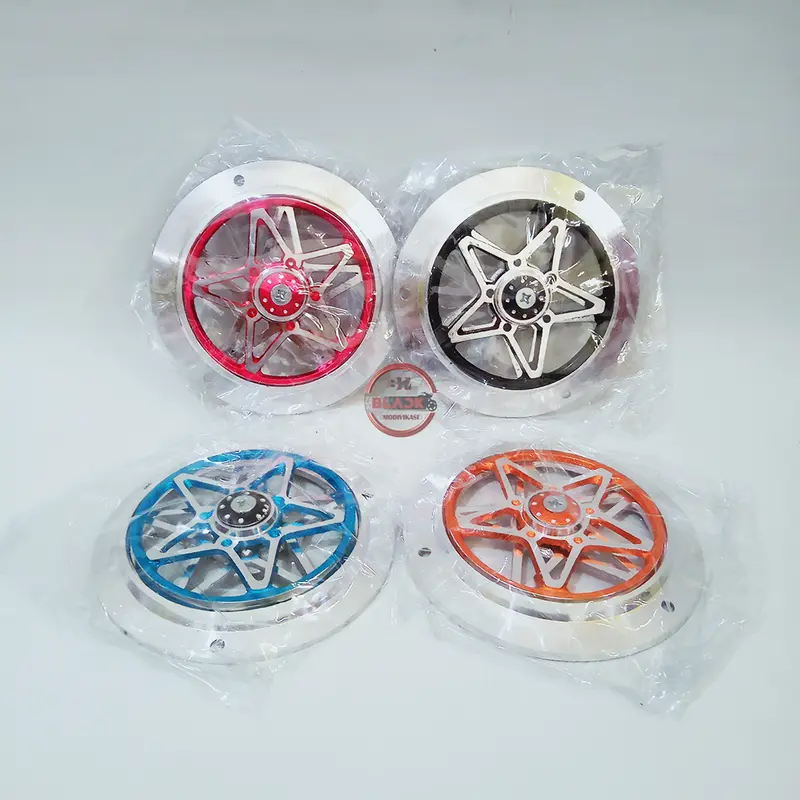 Cover Radiator Kipas Spinner Model Bintang / SPINNER Matic Beat Vario Mio Scoopy Dll Universal 4