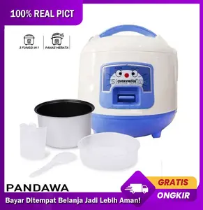 Magicom Okayama 1 Liter OK-105 Rice Coocer 3in1 Penanak Nasi Serbaguna Desain Mudah Dibersihkan