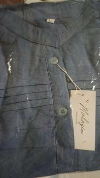 Product Review of Malayin19 Mecca blouse kemeja wanita polos linen kekinian Baju kerja atasan panjang muslim dewasa Casual Formal Kerah Nyaman Basic Santai from N**g N**i 0