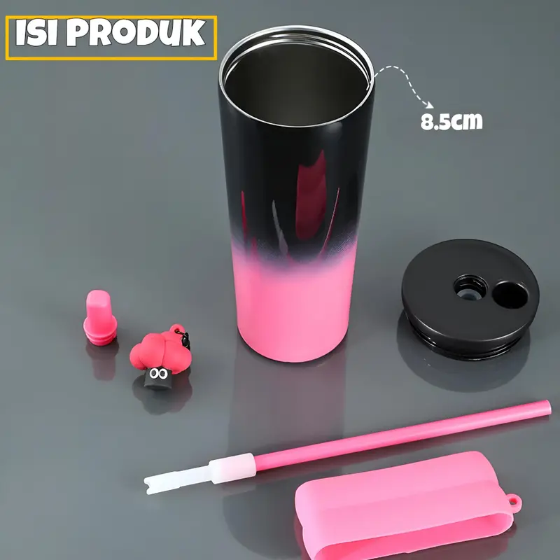 Tumbler Stainless SUS Premium Grade Aesthetic Viral Tahan Dingin Insulated Water Bottle BROCOLI -zan 4