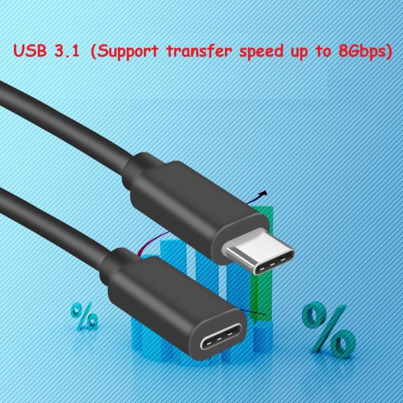 USB 3.1 Type C Extension cable (Support 7870 Car Android Player ...