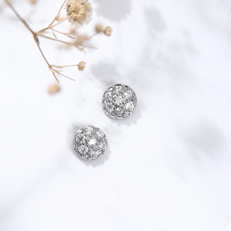 D.G.C Anting Bulat Anting Bulat Korea Anting Bulat Polos  Mutiara Tawar Tindik Anting Plug D289 0