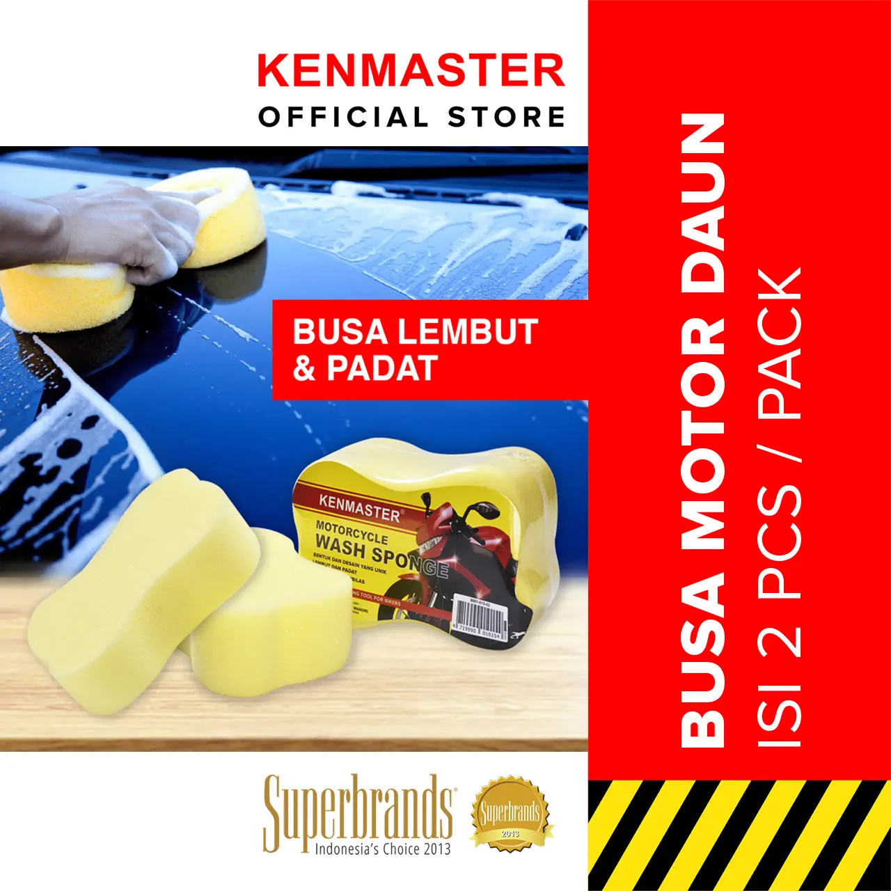 Kenmaster Busa Pencuci Motor Daun 2 Pcs - BUSA030