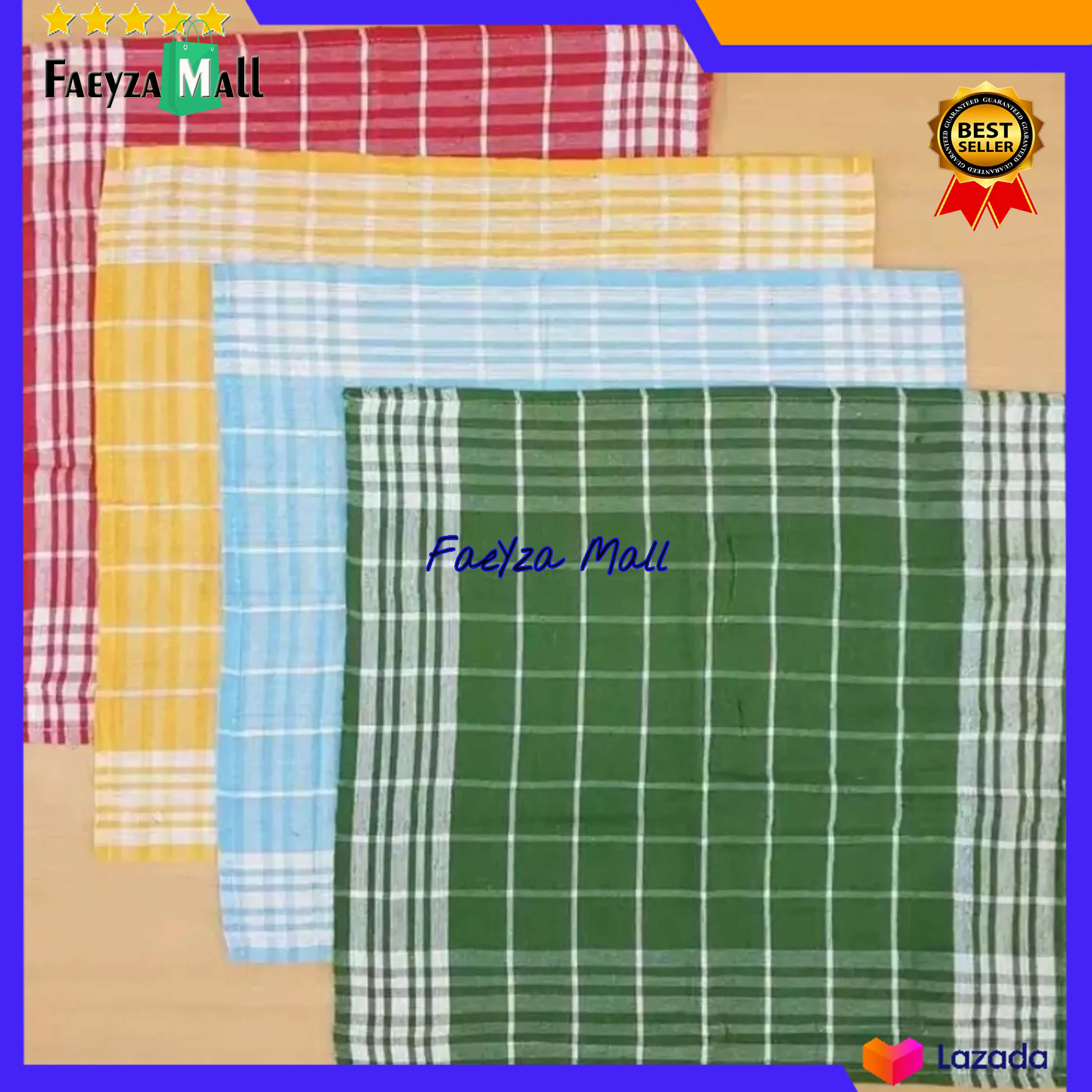 LUAR BIASA TEBAL !! Serbet Warna Lap Makan PREMIUM Isi 6 PCS by Faeyza Mall